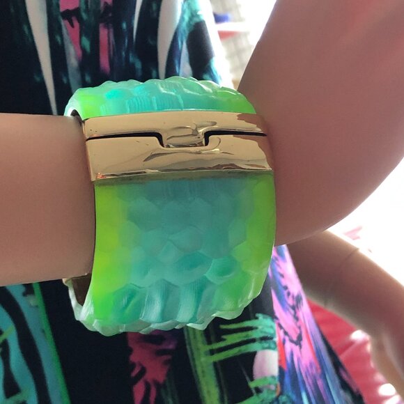 Neon Lucite Bracelet - Picture 8 of 12